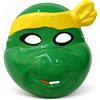 No Brand Maschera Bambino Stile Tartaruga Ninja Verde Con Fascia Gialla