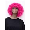 No Brand Parrucca Carnevale Riccia Fuxia