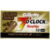 Gillette 7'O Clock Golden SharpEdge Lamette da Barba Box da 10 pz