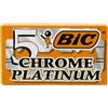 Bic Chrome Platinum Lamette Da Barba Box Da 5 Lame
