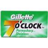 Gillette 7'O Clock Permasharp Stainless Lamette da Barba Box da 10 pz
