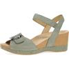Dansko Stella Multi-Strap Wedge Sandal for Women - Cork/EVA Wedge with Arch Support -Fully Adjustable Straps-Lightweight Rubber Outsole Sage 8.5-9 M US