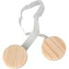 HD BRICO Fermatende in coppia con calamita Stile Pietra tutti tipi di tende 2 Pezzi (Beige)