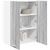 vidaXL Armadio pensile Grigio Sonoma 60 x 31 x 80 cm