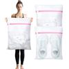 HW CASA 3 pezzi sacchetti lavatrice biancheria, retina per lavatrice, per prevenire deformazioni e pieghe dei vestiti, sacchetto lavanderia con cerniera per maglioni, camicie, intima, calze，scarpa