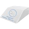 NEPPT Federa per cuscino a cuneo, per sollevare le gambe, federa di ricambio per gambe e ginocchia, con cerniera e tasca, 61 x 53 x 20 cm (solo federa impermeabile per cuscino a cuneo) (bianco)