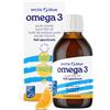 Arctic Blue Olio di pesce Omega 3 - 250 ml liquido - ad alto dosaggio con DHA, EPA e vitamina D - senza rigurgito o odore di pesce - olio di pesce artico - certificato MSC - sapore d'arancia