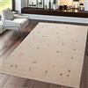 TT Home Tappeto Soggiorno Tappeto Beige Lana Gabbeh mano Tessuto Etno Design Robusto Morbido, Dimensione:120x170 cm