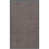 vidaXL Deurmat getuft 90x150 cm donkerbruin