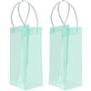 PATIKIL 2 Pezzi Borsa Termica Per Vino Borse Portatili Per Vino Cooler Cyan
