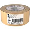 Q-Connect Nastro da imballaggio Q-Connect in carta Kraft 50 mm x 50 m 130 µm non scrivibile KF17121