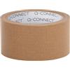 Q-Connect Nastro da imballaggio Q-Connect in carta Kraft 50 mm x 50 m 130 µm - conf. 6 rotoli - scrivibile - KF17145