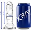 X RAY Dildo Trasparente X Ray Clear — Jelly, 12 cm
