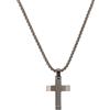 s.Oliver Collana con Ciondolo Collana per bambini in Acciaio inox, 40+3 cm, Argento, croce, Fornita in confezione regalo per gioielli