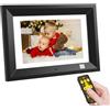 KODAK Cornice Digitale Foto 10 Pollici con Telecomando, 8GB di Memoria Interna, HD 1280*800 IPS Elettronica Cornice Legno con Auto-rotazione, Automatic Switch,Miglior Regalo per Amici/Famiglia/Anziani