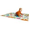 Tappeto Morbido per Bambini 120x90x0,8 cm Pieghevole Foresta Multicolore
