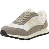 Armani Exchange Sneaker da Donna Essential, Drop, Microsuede Details, Brown Bass off, 35.5 EU
