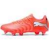 PUMA Scarpa da Calcio Unisex Future 9 Play MXSG, Rosso Brillante, Bianco, Nero, Argento, Taglia 40, Glowing Red PUMA White PUMA Black PUMA Silver, 42 EU