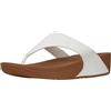 Fitflop Lulu Leather Toepost, Sandali Donna, Urban White 024, 40 EU