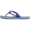 Tommy Hilfiger Uomo Infradito Patch Beach Sandal con Logo, Grigio (Overcast Grey), 40