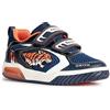 Geox J Inek Boy, Scarpe da ginnastica Bambini e ragazzi, Blu (Navy/Orange), 30 EU