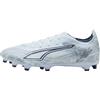 Puma Scarpa da Calcio Unisex Ultra 6 Match FG/AG, Gioiello Blu Bianco-Blu, Numero 42, Icy Blue Puma Bianco Blu Gioiello, 43 EU