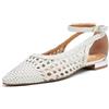 GIOSEPPO Ballerine Blu Intrecciate da Donna dell