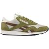 Reebok Unisex Classic Nylon Sneaker, GRITTYGREEN/SIMPLEBROWN/MINERALGREY, 39 EU