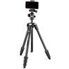 Manfrotto Element MII, Treppiede da Viaggio in Carbonio con Testa a Sfera e Bluetooth, Compatibile con Smartphone e Fotocamere Compatte, CSC, DSLR, Accessori Fotografia, Creazione Contenuti, Vlog
