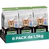 Purina Pro Plan Sterilised Renal Plus Crocchette Gatti Adulti Ricco in Coniglio, 6 Confezioni da 1,5 kg