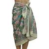 FIKIMOS, Pareo lungo e avvolgente da donna in 100% cotone, con stampa a blocchi, Abbigliamento (185,4 x 111,8 cm), One Size