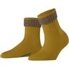 Burlington Plymouth W So lana tinta unita 1 paio, Calzini Donna, Giallo Mustard 1593, 36-41