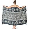 PANASIAM Atlantic Pareo - XL Sarong Mare - Telo Mare - Viscosa | Design marinaro, doppie cuciture, gonna pareo leggera, abito da spiaggia, copricostume, grande arazzo da parete