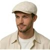 ZLYC Cappello da Uomo in Cotone Leggero Ivy Irish Cabbie Driving Hat Summer Newsboy, Beige Tinta Unita, Taglia Unica