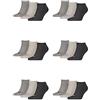 Puma 18 pair Sneaker Invisible Socks Unisex Mens & Ladies, Farben:800 - anthraci/l mel grey/m me, Socken & Strümpfe:39-42