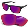 Biyxpiv Lenti di ricambio da 1,5 mm compatibili con occhiali da sole Oakley Sylas XL OO9448 da 60 mm, antigraffio e resistenti agli urti