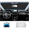 SHAOHAO [Upgrade] Parasole Compatibile con Peugeot 208 E208 2019-2026 Parasole Pieghevole con Rivestimento d'Argento, Protezione UV e Calore Efficace, Accessori Interni Auto