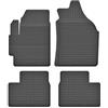 edecor Tappetini in gomma per auto, tappetini in gomma, per Fiat Sedici, anno di costruzione 2005 - 2014 FX_T-24