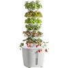VEVOR Torre Idroponica 30 Fori, Sistema di Coltivazione per Piante Erbe Aromatiche Frutta Verdure Lampada LED per Coltivazione Crescita 35x35x87 cm, Torre Idroponica Serbatoio 20 Litri