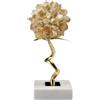 2 Pezzi Statua Decorativa in Cristallo Rosa Elegante per Mobile Bar, Soggiorno