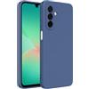 Captor Cover Samsung A26 Custodia Colorata in Silicone Liquido, Antiurto, Flessibile, Bordo Rialzato per Schermo e Fotocamera Con Microfibra Interna per Cover A26 Samsung (Blu Scuro)
