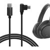 GEEKRIA Type C to Micro USB OTG Charging Cable Replacement for wi-1000X, SP600N, SP500, QC30, Spark and Mavic Supported Device with Huawei Mate 20 10 pro X P10, Pixel 2 3 XL, HTC U12 U11 (Black)