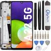 OnlyTech - Schermo LCD completo con telaio assemblato di ricambio per Samsung Galaxy A22 5G (SM-A226B) con kit di riparazione 15 Strumenti