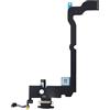 TELEMATICARICAMBI Flex Flat Dock Ricarica Compatibile per iPhone XS Max Nero (A1921) | A2101, A2102, A2104 microfono dati e carica