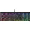 CHERRY XTRFY MX 3.1, Tastiera da gaming meccanica, Layout per la Germania (QWERTZ), Illuminazione RGB, Alloggiamento in alluminio, USB-A, Interruttori MX2A BROWN, colore nero