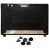 LUNOZST Parti del Portatile per Acer Aspire 3 A315-42 A315-42G A315-54 A315-54K A315-56 N19C1 Cover Posteriore LCD/Cornice Anteriore(Black A And Screw)