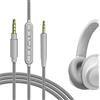 GEEKRIA Cavo audio con microfono compatibile con JBL Tune 770NC 700BT, 660NC, da 2,5 mm a 3,5 mm, cavo stereo di ricambio con microfono in linea e controllo del volume (4 ft/1,2 m)