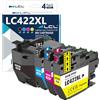 LCL LC422XL Cartuccia d'inchiostro Compatibile per Brother LC-422XL LC422XL | LC422XLBK LC422XLC LC422XLM LC422XLY per MFC-J5340DW MFC-J5345DW MFC-J5740DW MFC-J6540DW MFC-J6940DW(4-Pack)