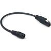 Taikuwu - Cavo adattatore da spina SAE a DC5,5 x 2,1 mm femmina, connettore SAE a DC, per auto, moto, pannelli solari per camper, pannelli solari per collegare cavi (24 cm)