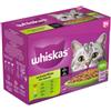 Whiskas 7+ Selezione Mix in salsa cibo umido per gatti multipack (bustine 85 g) 4 confezioni (48 x 85 g)